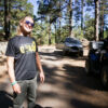 Guy with quad sin the Corona Forest in Tenerife