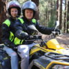 2 people on a quad in the Corona forest in Tenerife