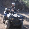 a person on a quad in the Teide Forest