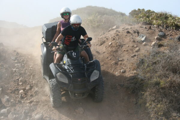 Off-roading on a quad in Teide Forest