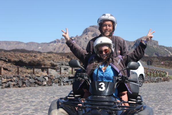 Happy people on a Teide Quad trip