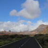 The road on Mount Teide