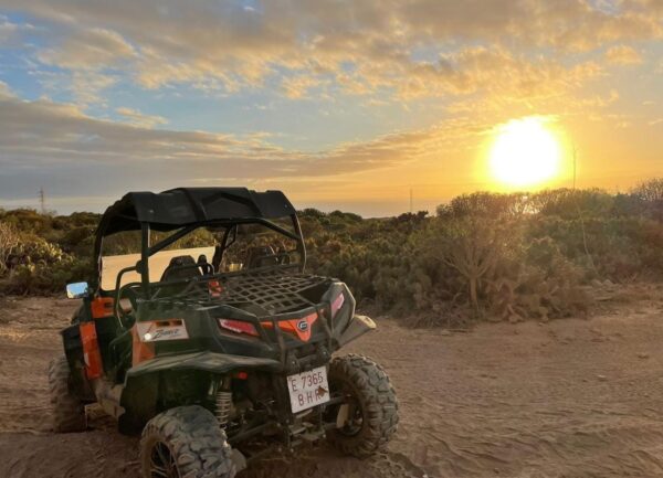 Buggy with Tenerife Sunset