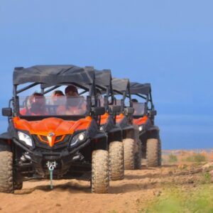 Buggies in a row in Tenerife