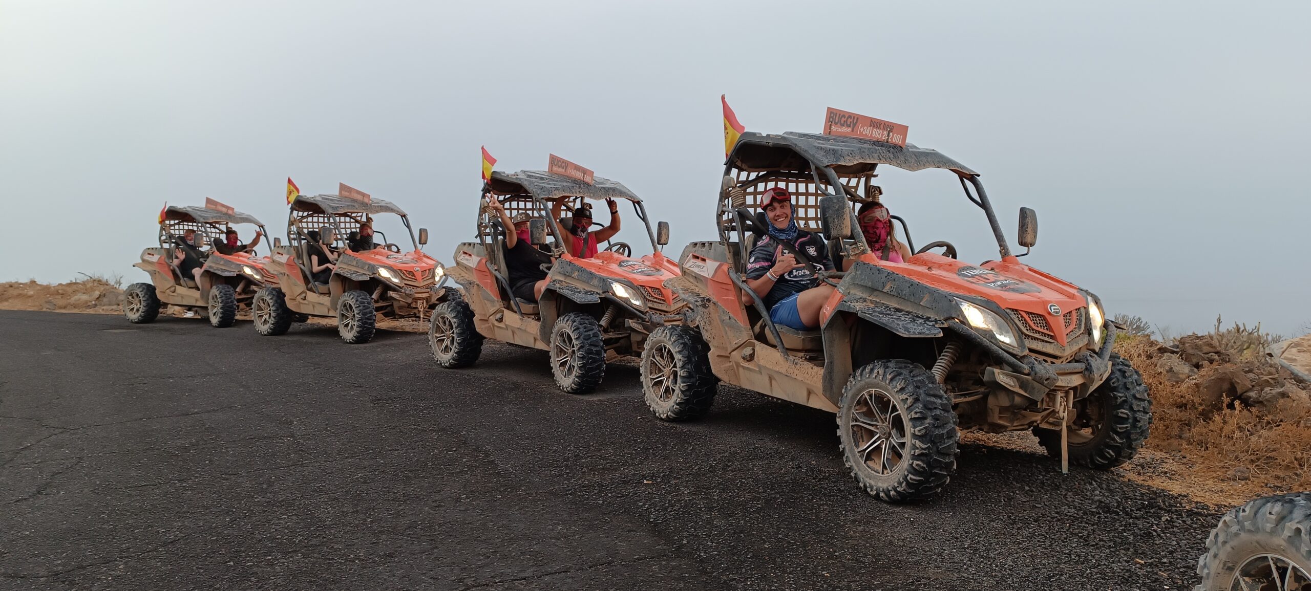 3 buggys in Tenerife