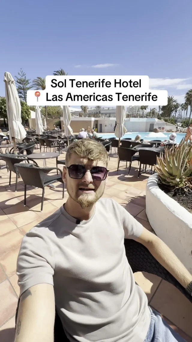 I’m in the Sol Tenerife Hotel in Tenerife, have you stayed here before?? 😀