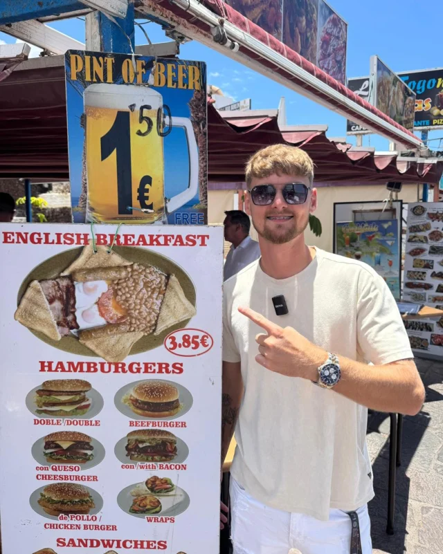 Inflation has finally hit Tenerife. Pints are now €1.50 (50% increase) & breakfasts are almost 4 quid. 

Jokes aside, Tenerife is still affordable unlike some people may make it out. See you in the sunshine 🫶🌴
