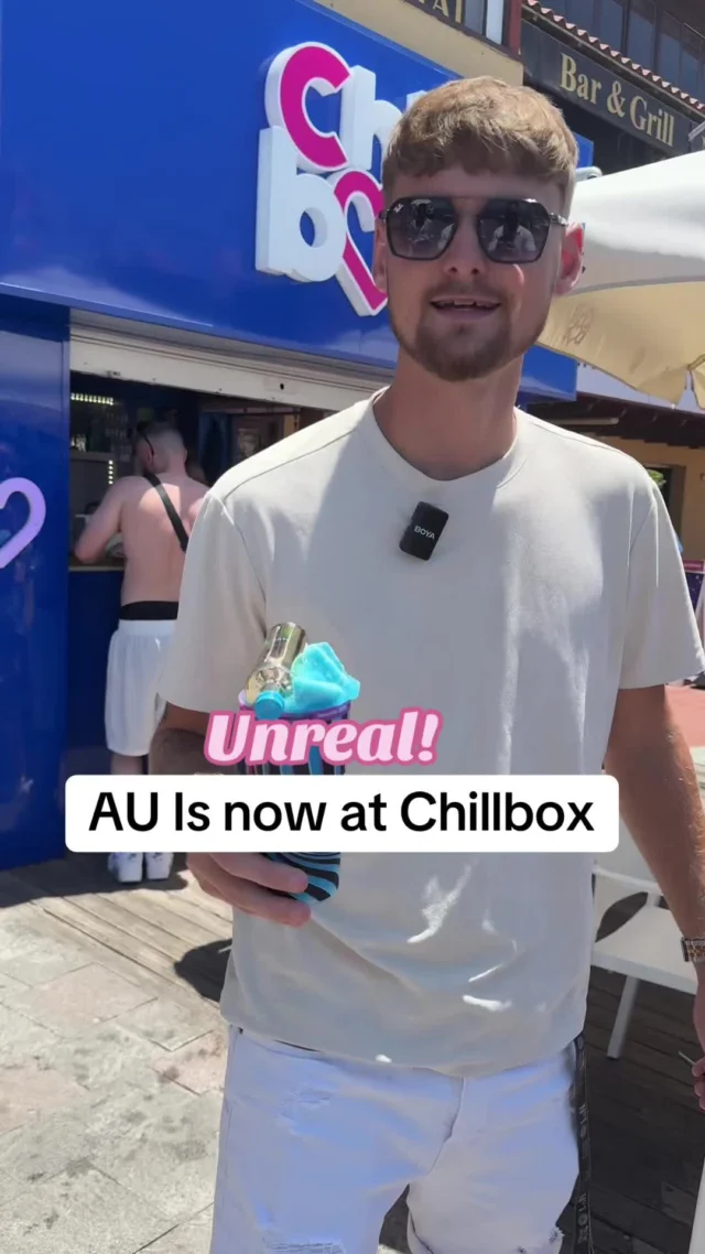 AU in now at chillbox Tenerife! #tenerife #tenerifefirstexcursions #summer #party