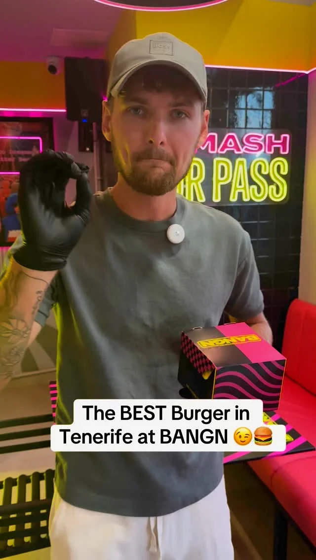 So happy that all my burger cravings are now satisfied at @Bangn Tenerife 😂😛 #TenerifeFirstExcursions #Tenerife #LasAmericas #fyp
