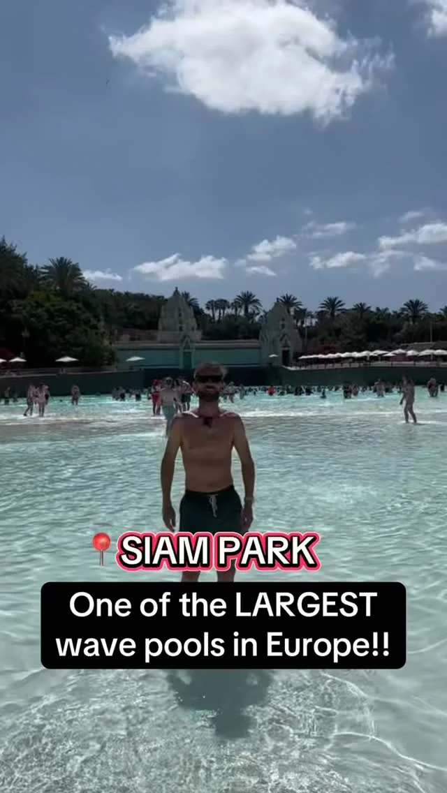 Siam parks wave pool!  #tenerife #siampark #tenerifefirstexcursions
